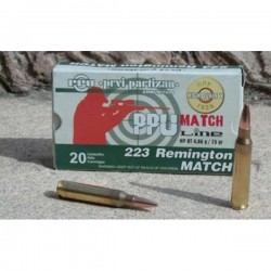 25 Boites Partizan .223 Remington 75-gr HPBT Match